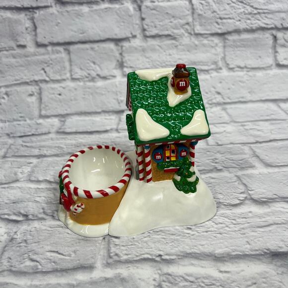 Vintage Department 56 M & M’S Lighted Ceramic Candy Store w/Matching Candy Dish - Picture 4 of 8